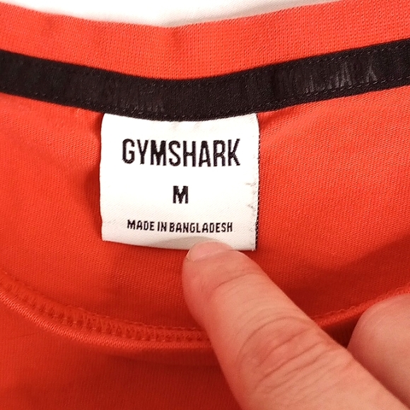 Gymshark Men's Orange Short Sleeve Graphic Print T-shirt Size Medium - Picture 7 of 8
